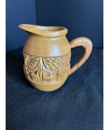 DECORATIVE CREAMER PITCHER MADE OF MONKEYPOD TREE SHOP HAWAII - £12.42 GBP