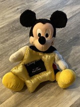 Mickey Plush holding Star Picture Frame Disney Store  - $7.87