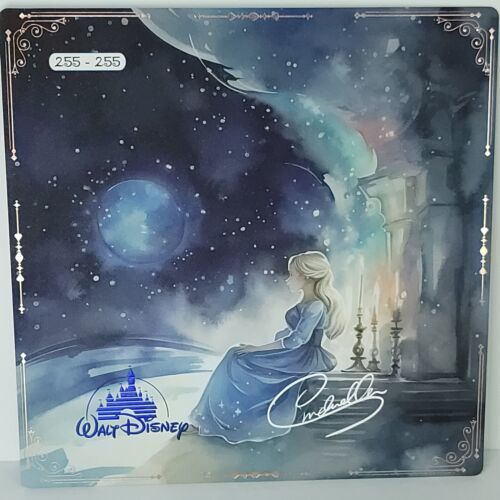 Cinderella Disney 100th Limited Art Card Print Big One In Moonlight 255/255 - $118.79