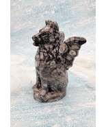 Shell fossil Angel Dog Pet Memorial, Pet Loss Gift, Jade Gemstone Dog Ca... - £44.35 GBP