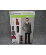 Simplicity 2868 Misses&#39; and Women&#39;s Pants Skirt Jacket and Lined Jumper ... - $9.49