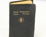 Gideons New Testament Psalms Proverbs 1941 Pocket Size  4-3/4" x 3"  Bol... - $39.19