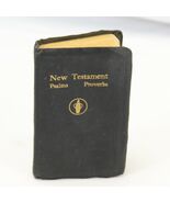 Gideons New Testament Psalms Proverbs 1941 Pocket Size  4-3/4" x 3"  Bol... - $39.19