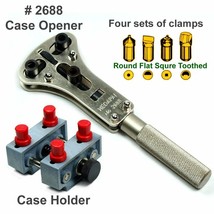 Watch Repair tool - Waterproof Screw Back Case Opener #2688 &amp; Case Holde... - £18.00 GBP