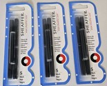 Sheaffer (R Pen Refills, Ink Cartridges, Jet Black Lot of 3 - 5 Packs - ... - £21.01 GBP