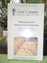Teaching Co Great Courses Transcript : Masterpieces Of Ancient Greek Literature - £28.78 GBP