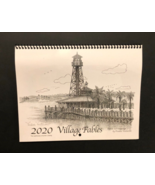 Lot of 17 Verdelle Freddie Venturoni 2020 Village Fables Drawings Calendar - $42.55