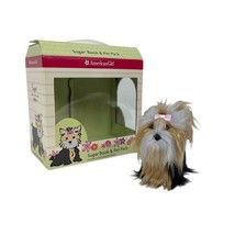 American Girl Doll Sugar Yorkie Yorkshire Terrier Dog Pink Bow Puppy Animal Pet - £11.97 GBP