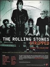 The Rolling Stones Stripped album advertisement 1995 Virgin Records ad - £3.03 GBP