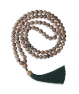 Tasbih gZi 8mm Bead Stone - 99 Prayer Beads with Dark Royal Green Ivory ... - $39.68 CAD