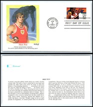1983 US FDC Cover - Olympics, Shot Put, Los Angeles, California C8 - $2.96