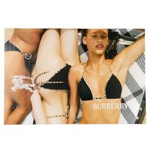 Burberry Print Ad 2023 2-Page Swimwear Bikini 16x10.75&quot; Plaid Check Fashion - £13.66 GBP