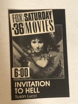 Invitation To Hell Vintage Tv Guide Print Ad Susan Lucci Tpa32 - $5.93