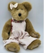Boyds Bear Canada Plush Brown Teddy Maple Leaf Overalls Stuffed Animal Doll - $218.32 MXN