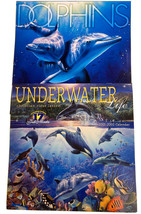 Lot (2) Christian Riese Lassen Calendars 2001-02 Underwater Life &amp; 2002 Dolphins - £7.59 GBP