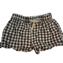 Blue Rooster NY Brown Gingham Check Shorts Size 6 Year - $17.42