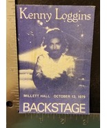 KENNY LOGGINS - OCTOBER 13, 1979 ORIGINAL USED CONCERT TOUR CLOTH BACKST... - $225.49 MXN