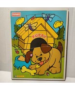 Retro 1995 Playskool Puppy Dog Outdoor 6 Piece Puzzle - $14.26