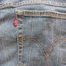 Levi's Women's Bootcut 590 Blue Cotton Denim Jeans Measured (45×27.5) image 7