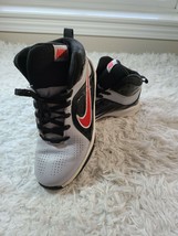 Nike Team Hustle D 6 (Gs) Gray Black &amp; Red - Size 4.5Y Womens Size 7- 599187-003 - £7.59 GBP