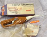 Pocket Fisherman Spin Casting Outfit Vintage Popeil&#39;s 1972 Fishing Outdoor  - $117.59