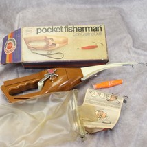 Pocket Fisherman Spin Casting Outfit Vintage Popeil&#39;s 1972 Fishing Outdoor  - $117.59