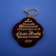 Hallmark Keepsake Ornament Miniature Collector&#39;s Club 1991 In Original Box - €4,34 EUR