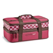 Rachael Ray Expandable Insulated Casserole Carrier with Dish Storage, Hot Cold F - £46.35 GBP
