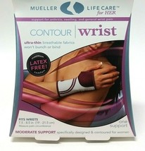 Mueller Life Care Contour Wrist Compression Support Sleeve Women Medium/Large - £10.26 GBP