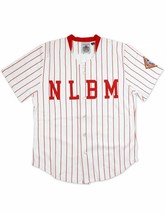 Negro League Baseball Jersey Red Pin Strip Negro League Jersey - £34.81 GBP