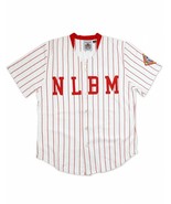 NEGRO LEAGUE BASEBALL JERSEY RED PIN STRIP NEGRO LEAGUE JERSEY  - $45.00