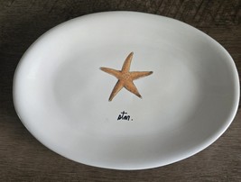 Rae Dunn STAR Starfish Ceramic Small Oval Dish/Platter, Trinket, Appetiz... - $16.82