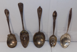 Lot of 5 Vintage Silver Plated Spoons Utensils Rogers Bros Holmes & Edwards - $37.13