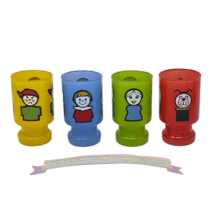 VINTAGE FISHER PRICE LITTLE PEOPLE 4" DRINKING JUICE GLASSES / CUPS SET ... - $237.50 VINTAGE FISHER PRICE LITTLE PEOPLE 4" DRINKING JUICE GLASSES / CUPS SET ... - $237.50