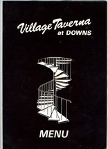 Village Taverna at Downs Greek Restaurant Menu Alabama 1989 - $19.80