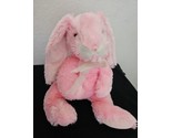 Commonwealth Bunny Rabbit Plush Stuffed Animal Pink White Long Ears - $14.36