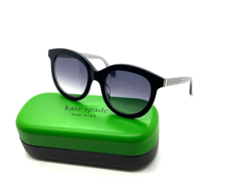 KATE SPADE LILLIAN/G/S 807 BLACK Sunglasses 53-22-140MM FRAME SQUARE GRA... - $58.17