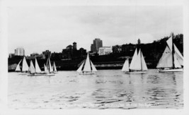 Tacoma Washington~Sailing Boats On Puget SOUND~1940s Real Photo Postcard - £4.55 GBP