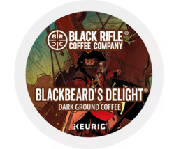 BLACK RIFLE COFFEE BLACKBEARD'S DELIGHT BLEND KCUPS 22CT - $14.40