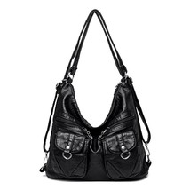Vintage Women Shoulder Bags Designer Brand Handbag Genuine Leather Travel Bags L - £38.40 GBP