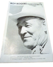 Roy Rogers Homecoming Day 1982 Portsmouth Ohio Souvenir Booklet Western - $23.75