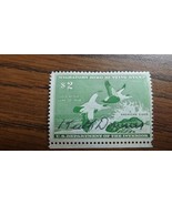 1957 Duck Hunting Stamp Signed 15r - $9.89