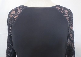 Ralph Lauren lined Embelished Lace cut out shoulder sleeves waist dress ... - $45.00
