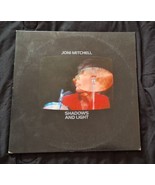 Joni Mitchell Double Vinyl LP Shadows &amp; Light 1980 Asylum BB-704 Gatefol... - £23.67 GBP