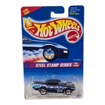 Vtg 90s Hot Wheels &#39;57 Chevy Steel Stamp Series 1:64 American Classic Die Cast - £3.92 GBP