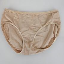 Vanity Fair Illumination 18107 Beige Panties Hipster Nylon Spandex M 6 - £9.27 GBP