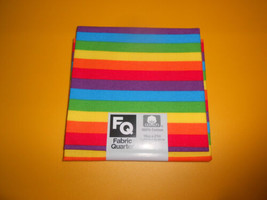 Fat Quarter (New) Rainbow Stripes - £5.87 GBP