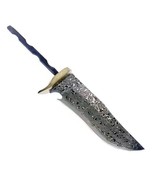 Handmade Damascus Hunting Knife Blank Blade Home Hobby DIY Custom Knife ... - £29.24 GBP