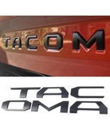 Matte Black Tailgate Letter Inserrts for 2016-2023 Toyota Tacoma - New s... - $24.06