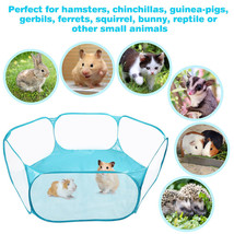 Small Animals Cage Tent Guinea Pig Rabbits Hamster Pet Playpen Exercise ... - £17.24 GBP